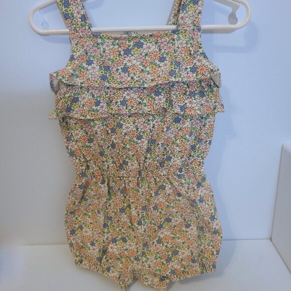 Carter's Other - Carter’s 24M Baby Girl Floral Romper with Ruffle Detail